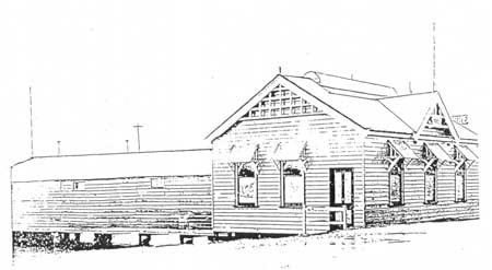 Original Boatshed over the river with cluroom added in 1909