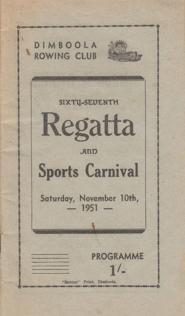 regatta program cover