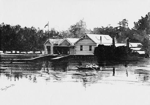 old boathouse