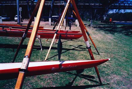 Corowa boat christening