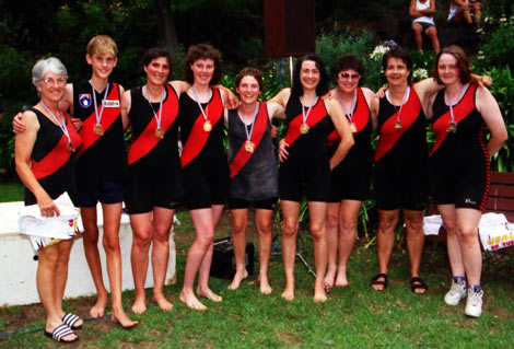 1997 winning Essendon Women's Masters Crew