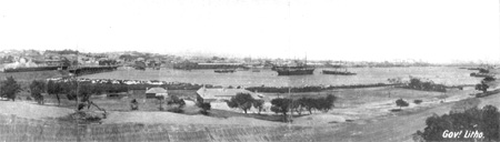 Fremantle and Harbour in 1912