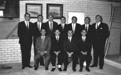 Committee in the new clubrooms circa 1962