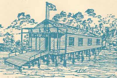 1887 Drawing of the Clubhouse