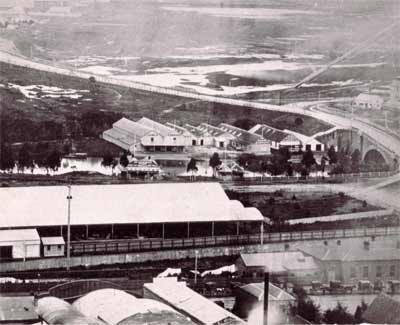 The rowing sheds pre 1884