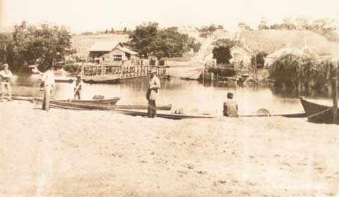1861 The Punt at Punt Road - looking south.
