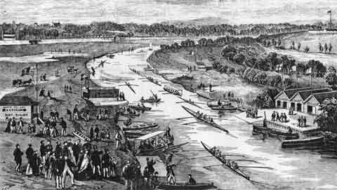 1867 Yarra on Easter Monday