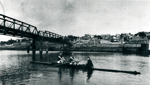 1907 Seymour Regatta maiden pair winners