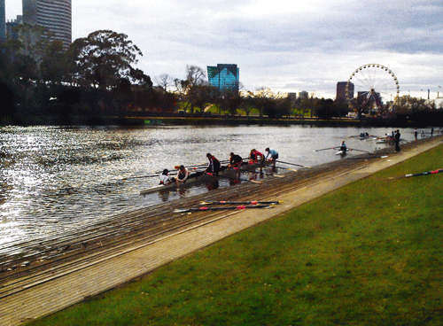 Richmond Rowing Club Sunday morning training c2012