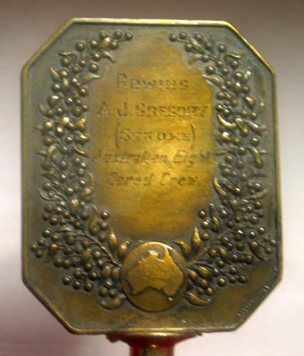 1938 British Empire Games Medal