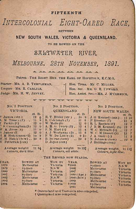 1891 programme