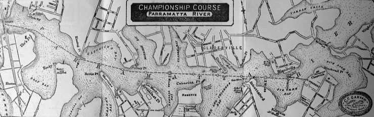 1896 Parramatta rowing course