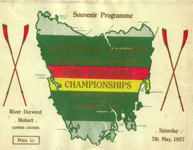1927 programme cover