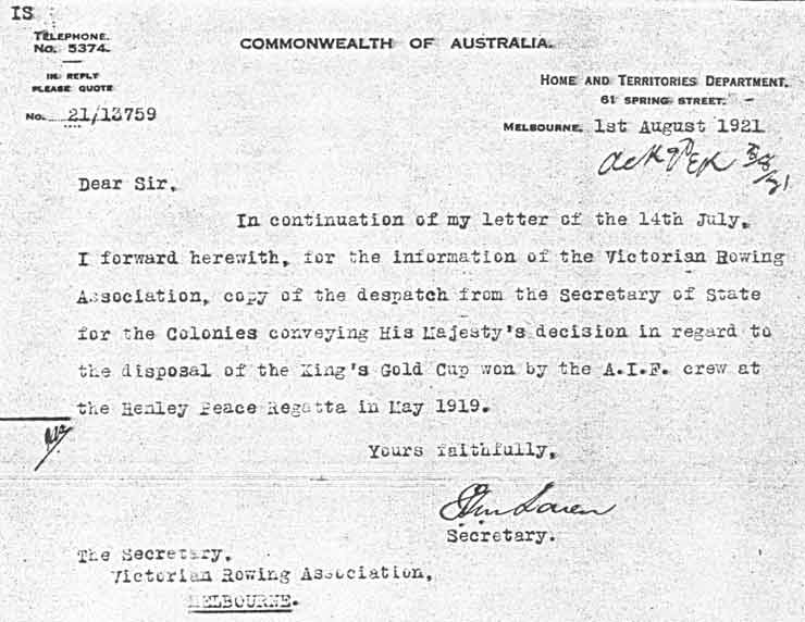 image of further correspondence