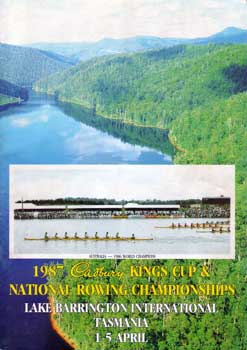 1987 National Rowing Championships Program Cover
