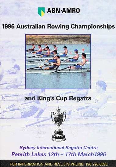 1996 regatta programme cover