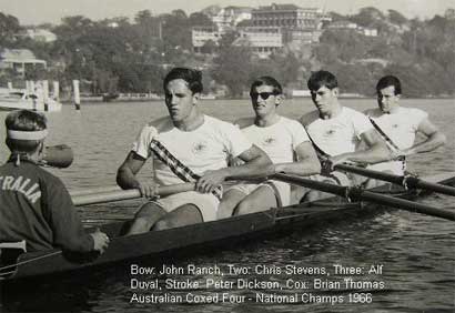 1966 NSW Composite Coxed Four in Australian Uniform