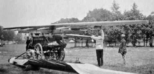 1912 Horse-drawn boat trailer