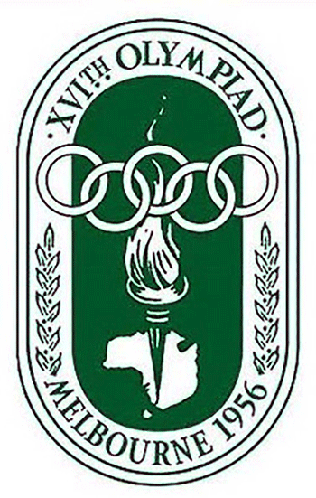 1956 Past Olympic Logos Melbourne 1956