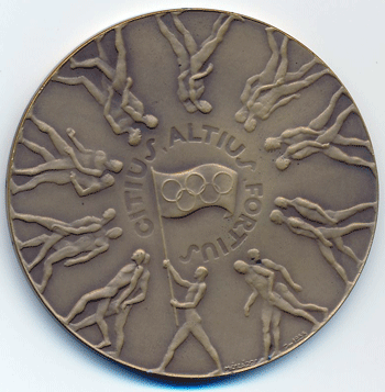 1956 Reverse Side Of Participation Medal