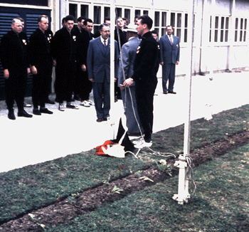 1956 German Flag Raising
