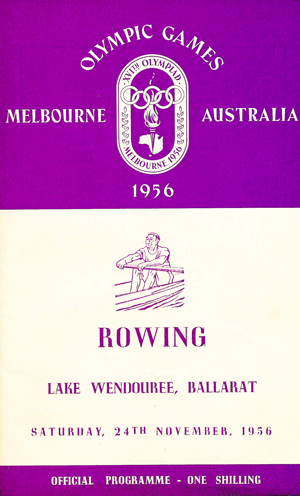 1956 Saturday Rowing Program
