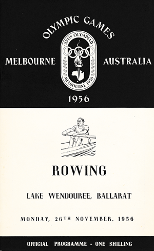 1956 Monday Rowing Program