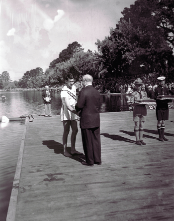 1956 M1X Medal Presentation