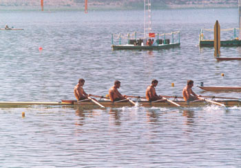 Men's Quad Scull racing