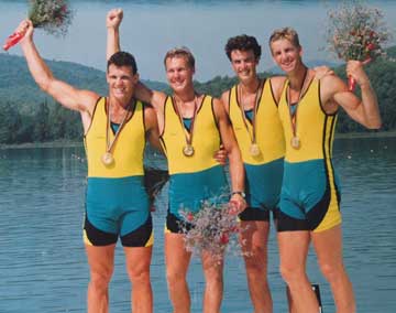 Men's coxless four