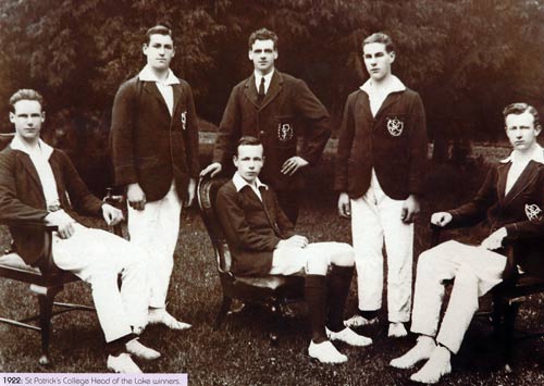 St Patrick's College winning crew