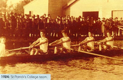 St Patrick's College winning crew