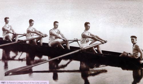 St Patrick's College winning crew