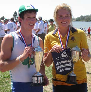 2007 Ballarat Head of the Lake captains of winning schools