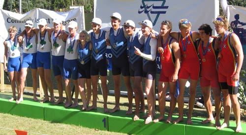 St Patrick's College on the podium at the National Championships