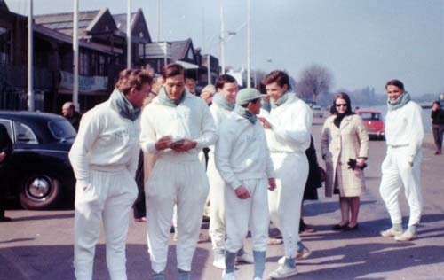 1965 Cambridge crew relaxing