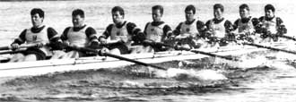 1987 Australian Eight at Lake Karapiro