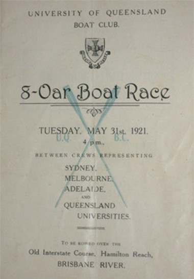 1921 Program Cover