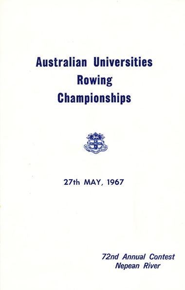 1967 Programme Cover