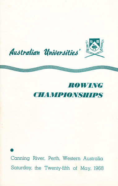 1968 Men's Regatta Programme