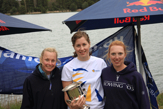 Lucy Marshall with the Centenary Cup