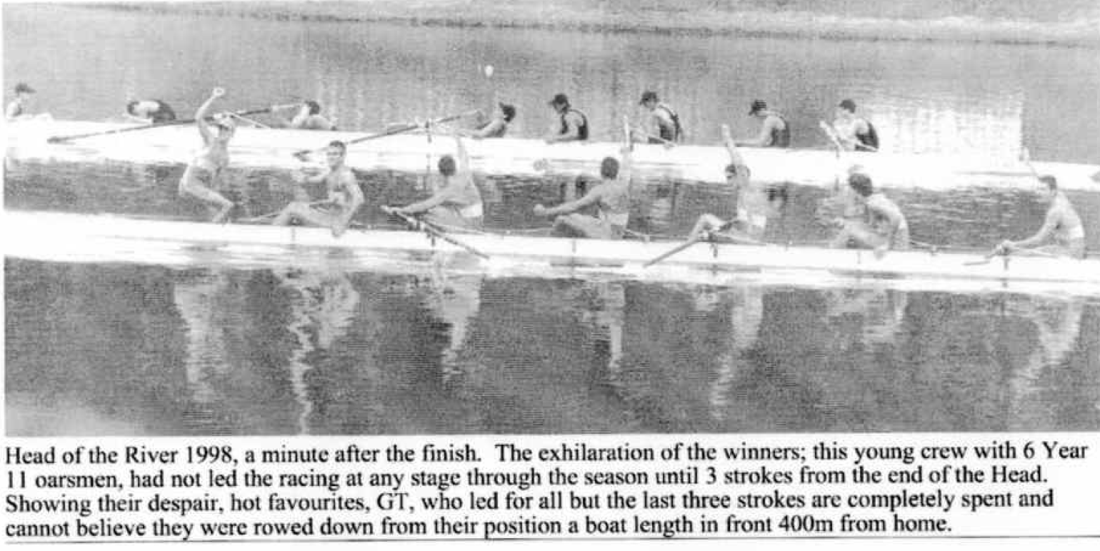 Terrace Rowing 1998 GPS Head of the River, Australian Rowing History