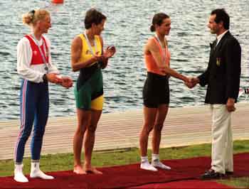 1995 Women's Lightweight Scull presentation