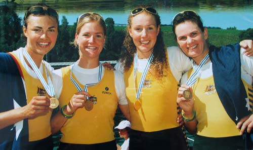 2001 Women's Coxless Four - Gold Medallists