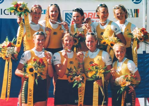 2001 Women's Eight - Gold Medallists