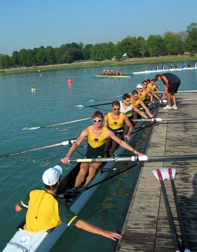 2003 Men's Eight - Training in Milan