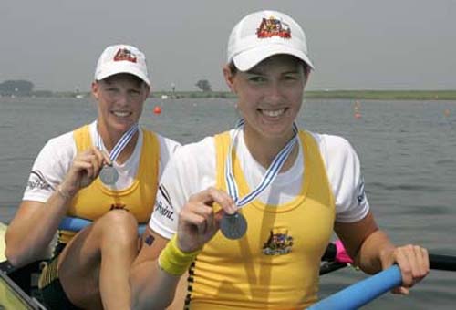 2005-Women's Coxless Pair - Silver Medallists