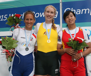 Women's Single Scull Medallists