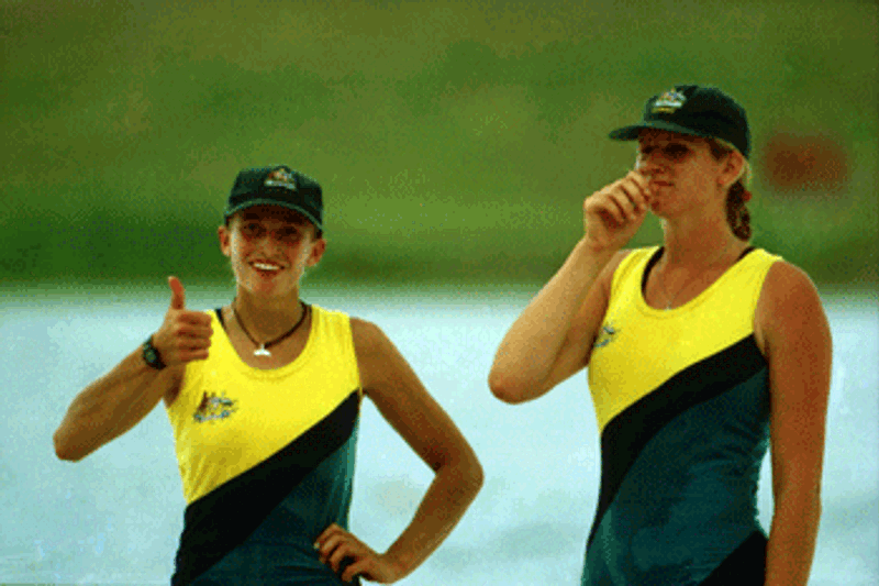 1995 Women's Junior Pair gold medallists