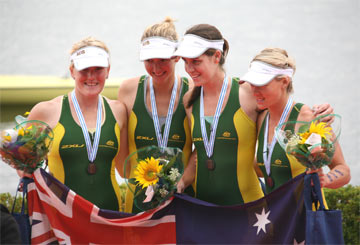 Australian Bronze medallists Quad Scull